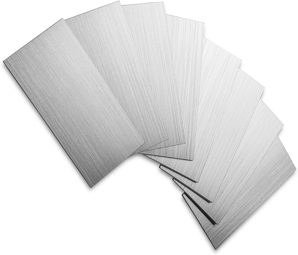 AULIGET 100-Piece Polished White Thick PVC Peel and Stick Backsplash, 3" x 6" Waterproof Subway Tile Peel and Stick Wall Tiles for Kitchen & Bathroom