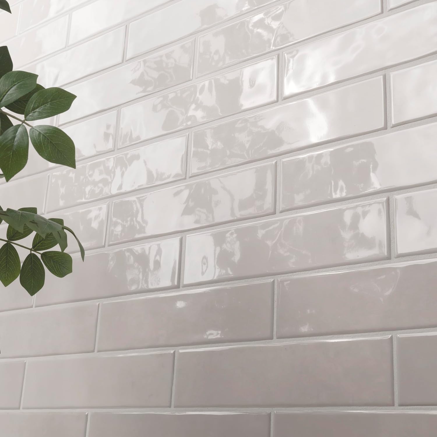 MSI Renzo Dove 3x12 in. Glossy Ceramic Subway Wall Tile – Bathroom, Kitchen Backsplash, Accent Wall, Shower Walls