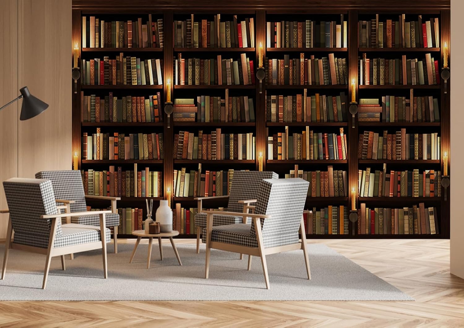 Black and Gold 3D Wallpaper Bedroom Abstract Geometric Squares Background Wall Mural for Living Room Office（Not Peel and Stick）