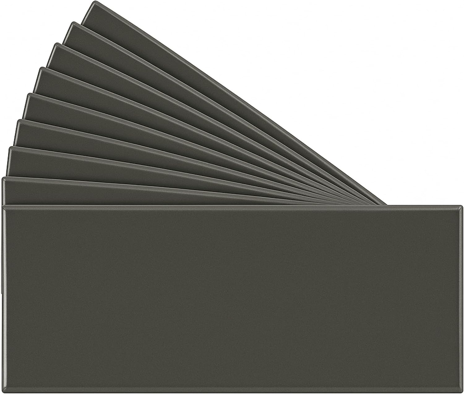 Tenedos USCT 3x6 Glossy White Ceramic Subway Tile – Box of 10 Shiny Wall Tiles for Kitchen Backsplash, Bathroom, Shower, Accent Walls – Easy to Clean & Classic