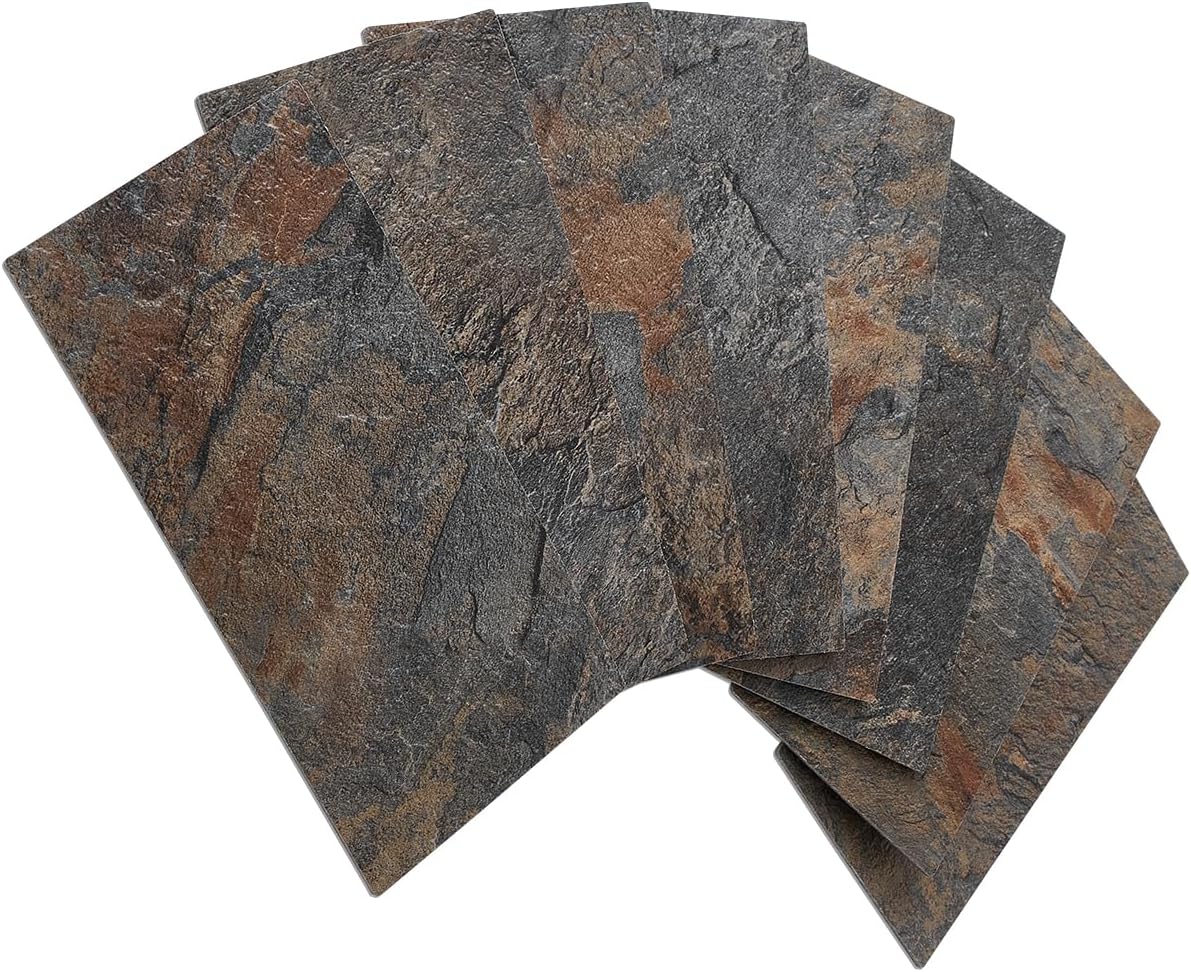 AULIGET 100-Piece Polished White Thick PVC Peel and Stick Backsplash, 3" x 6" Waterproof Subway Tile Peel and Stick Wall Tiles for Kitchen & Bathroom