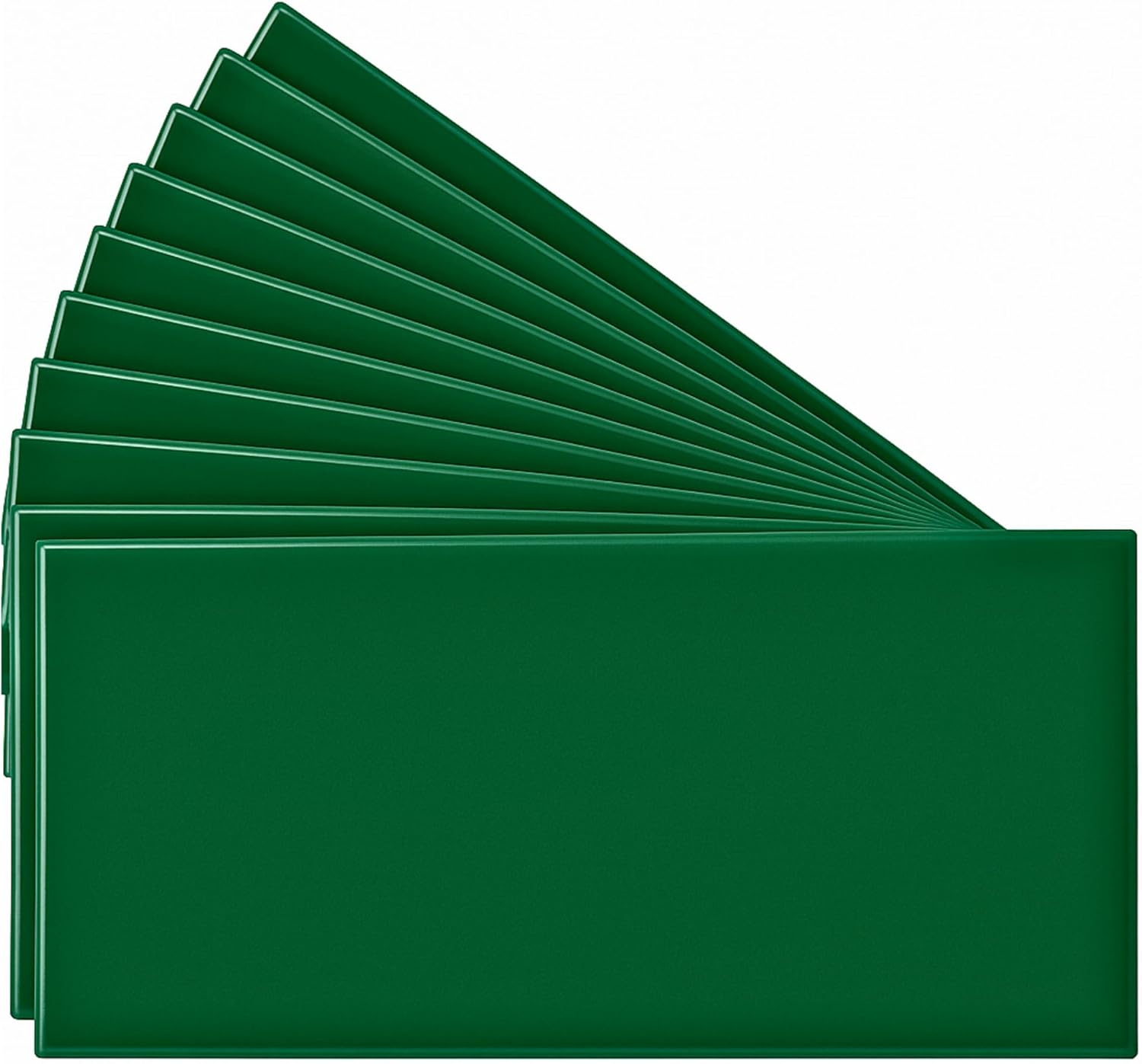 Tenedos USCT 3x6 Glossy White Ceramic Subway Tile – Box of 10 Shiny Wall Tiles for Kitchen Backsplash, Bathroom, Shower, Accent Walls – Easy to Clean & Classic