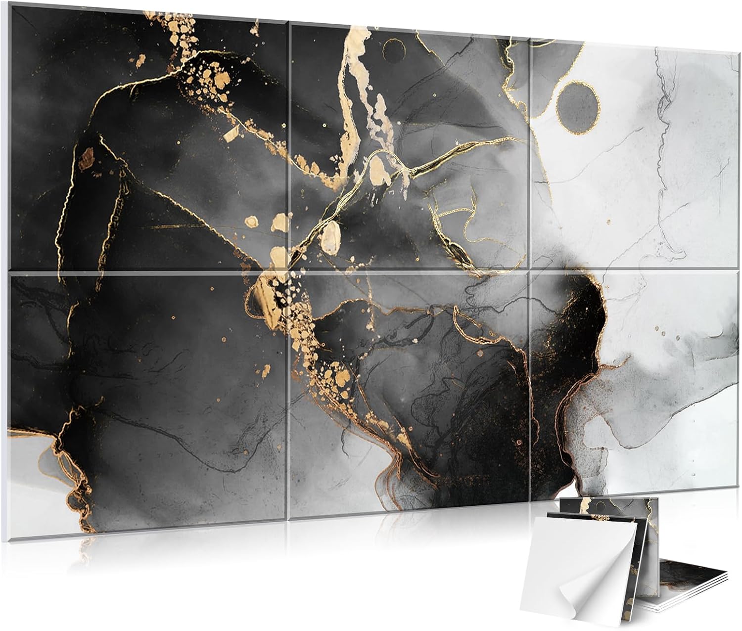 JBER Acoustical Wall Panels, 72×48 Inches Art Acoustic Panels, Decorative Acoustic Panels, Sound Absorbing Wall Art, Acoustic Wall Panels for Studio,Home & Living Room(Lake of the Sky)