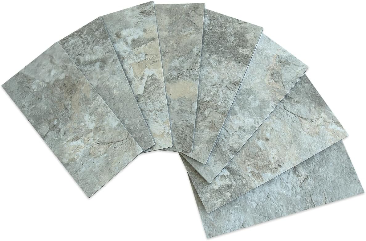 AULIGET 100-Piece Polished White Thick PVC Peel and Stick Backsplash, 3" x 6" Waterproof Subway Tile Peel and Stick Wall Tiles for Kitchen & Bathroom