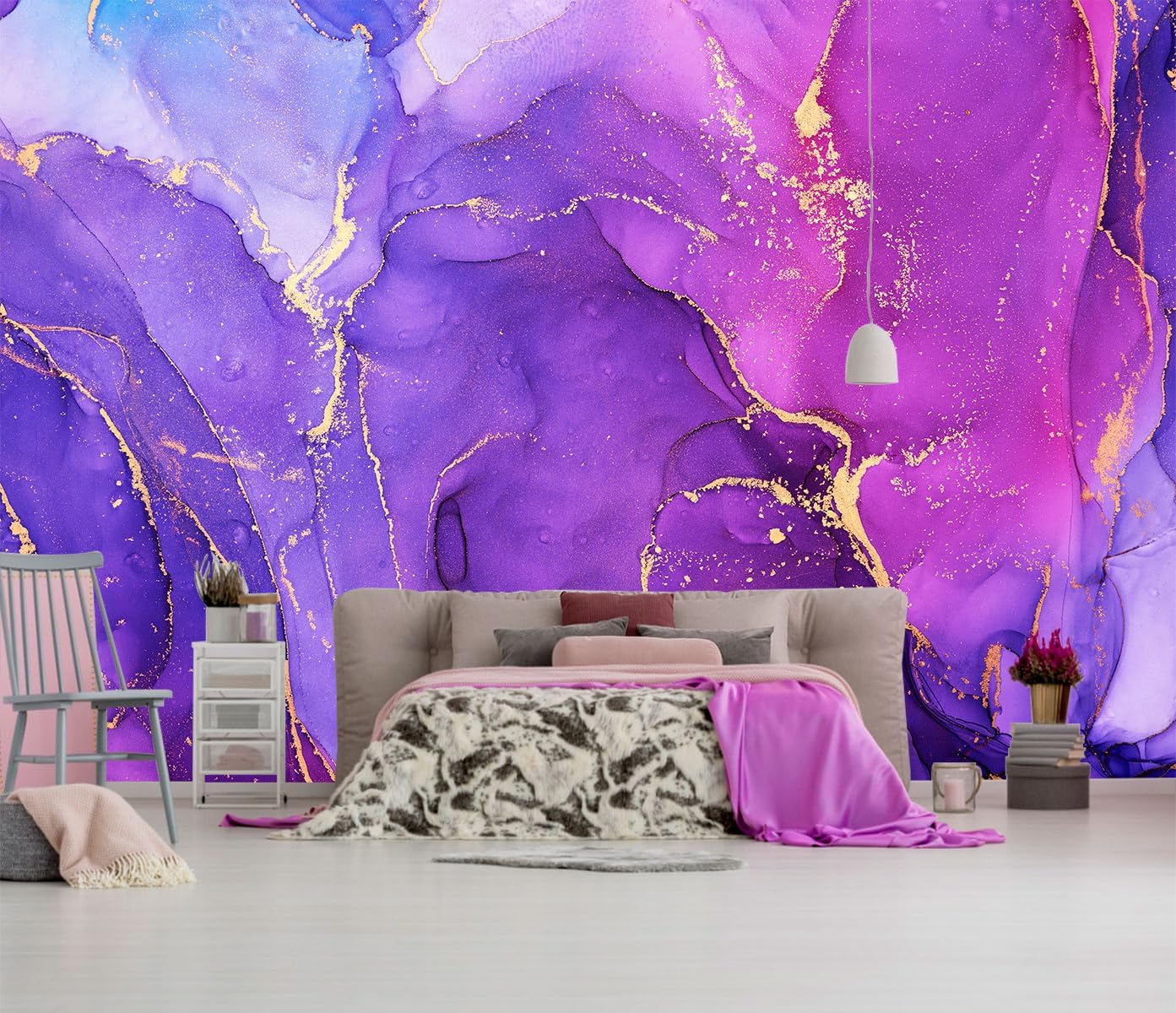 Black and Gold 3D Wallpaper Bedroom Abstract Geometric Squares Background Wall Mural for Living Room Office（Not Peel and Stick）