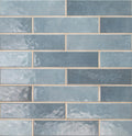 MSI Renzo Denim 3 Inch x 12 Inch Glossy Ceramic Subway Tile for Bathroom, Kitchen Backsplash, Accent Wall, and Shower