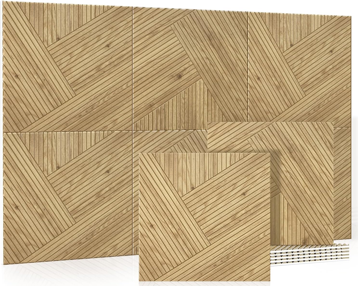 JBER Acoustical Wall Panels, 72×48 Inches Art Acoustic Panels, Decorative Acoustic Panels, Sound Absorbing Wall Art, Acoustic Wall Panels for Studio,Home & Living Room(Lake of the Sky)