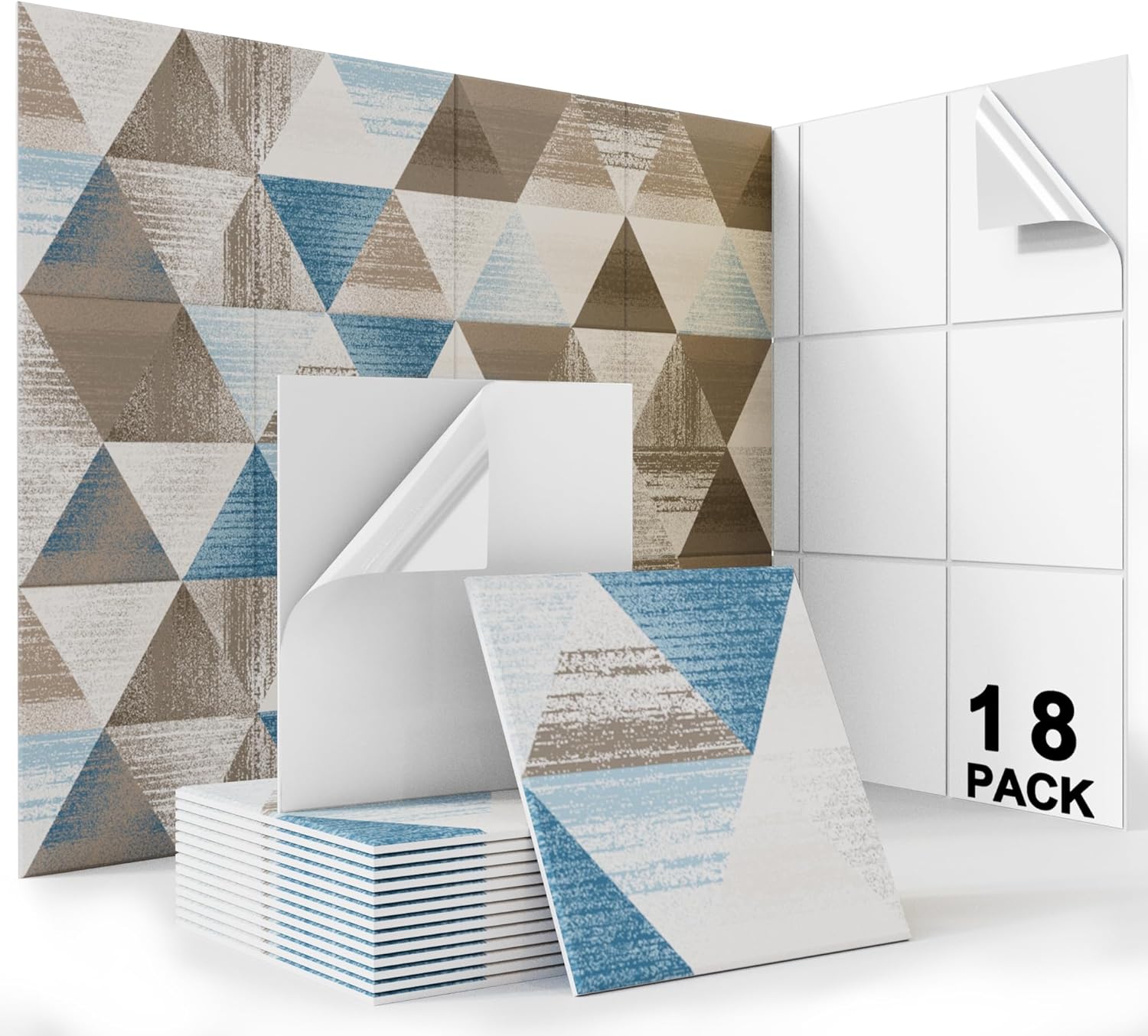 BUBOS 6 Pack Self-Adhesive Acoustic Wall Panels,70.8" x 47.2" Sound Panels Noise Reducing for Wall,Decorative Acoustic Panel Sound Absorbing,Sound Proofing Panel for Studio, Home,Office(Foggy Forest)